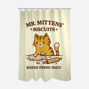 Mr. Mittens' Biscuits-None-Polyester-Shower Curtain-kg07