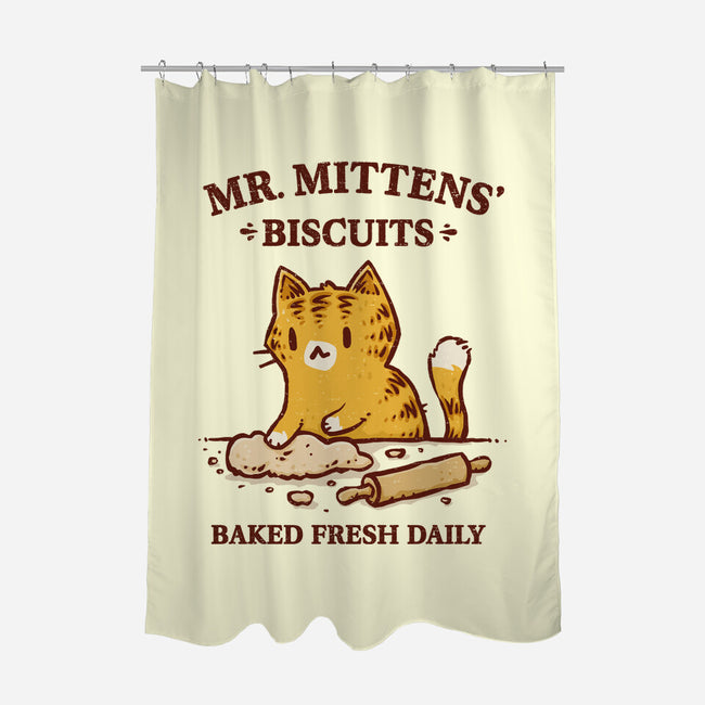 Mr. Mittens' Biscuits-None-Polyester-Shower Curtain-kg07