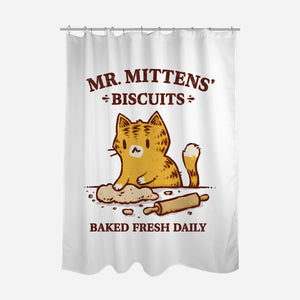 Mr. Mittens' Biscuits-None-Polyester-Shower Curtain-kg07
