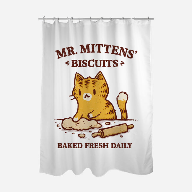 Mr. Mittens' Biscuits-None-Polyester-Shower Curtain-kg07