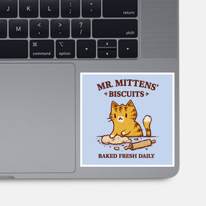 Mr. Mittens' Biscuits-None-Glossy-Sticker-kg07