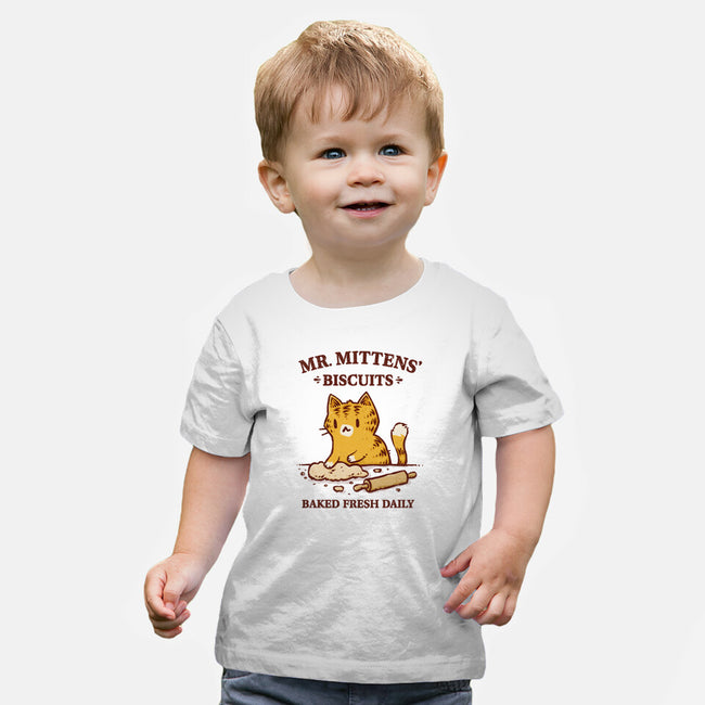 Mr. Mittens' Biscuits-Baby-Basic-Tee-kg07