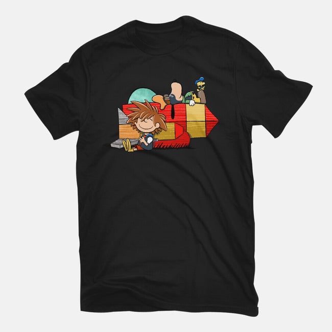 Something Something Mash X-Womens-Fitted-Tee-DrawnByBryan