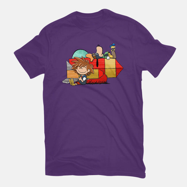 Something Something Mash X-Womens-Fitted-Tee-DrawnByBryan