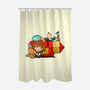 Something Something Mash X-None-Polyester-Shower Curtain-DrawnByBryan