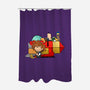 Something Something Mash X-None-Polyester-Shower Curtain-DrawnByBryan