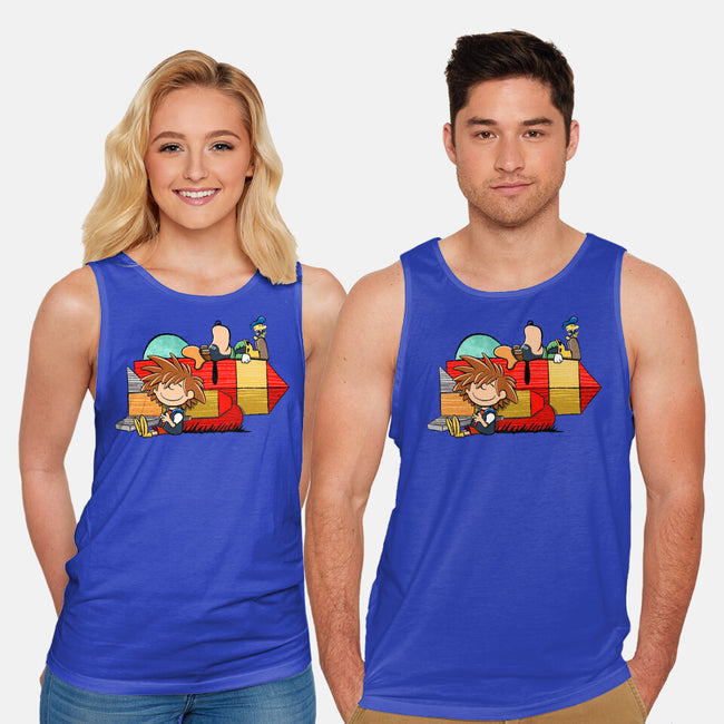 Something Something Mash X-Unisex-Basic-Tank-DrawnByBryan