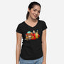 Something Something Mash X-Womens-V-Neck-Tee-DrawnByBryan