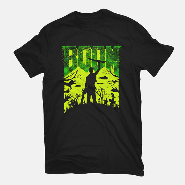 This Is My Boomstick Spooky Edition-Mens-Basic-Tee-rocketman_art