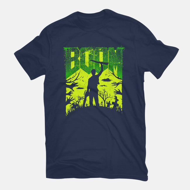 This Is My Boomstick Spooky Edition-Mens-Basic-Tee-rocketman_art