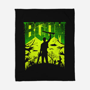 This Is My Boomstick Spooky Edition-None-Fleece-Blanket-rocketman_art