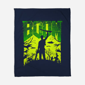 This Is My Boomstick Spooky Edition-None-Fleece-Blanket-rocketman_art