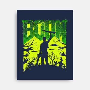 This Is My Boomstick Spooky Edition-None-Stretched-Canvas-rocketman_art