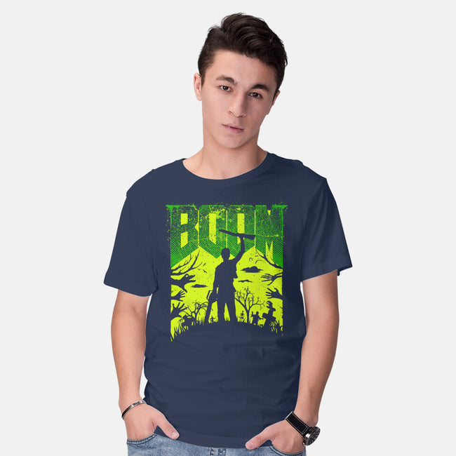 This Is My Boomstick Spooky Edition-Mens-Basic-Tee-rocketman_art