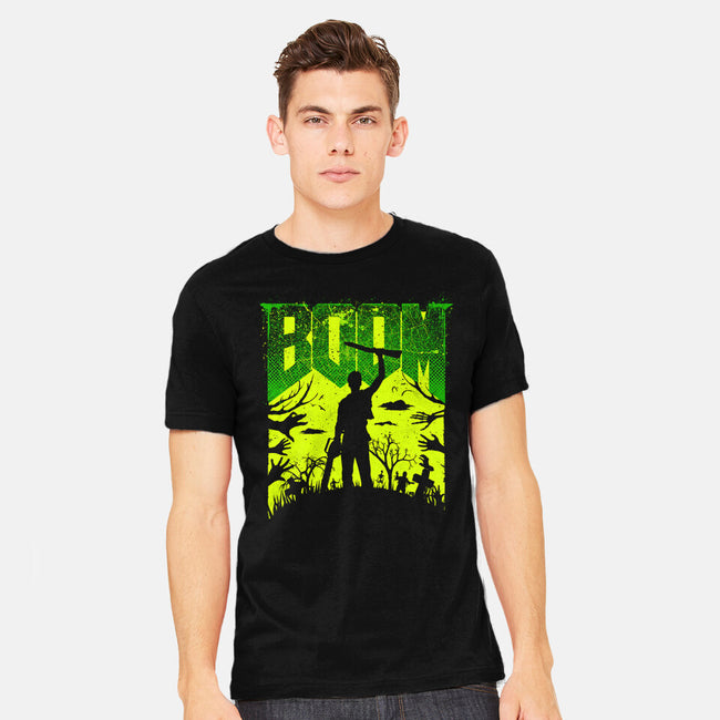 This Is My Boomstick Spooky Edition-Mens-Heavyweight-Tee-rocketman_art