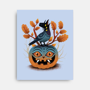 Halloween Derpy-None-Stretched-Canvas-dandingeroz