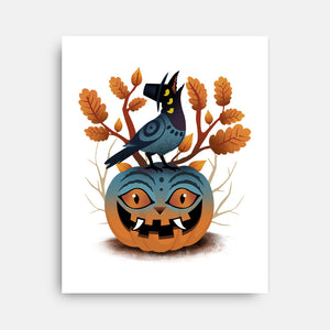 Halloween Derpy-None-Stretched-Canvas-dandingeroz