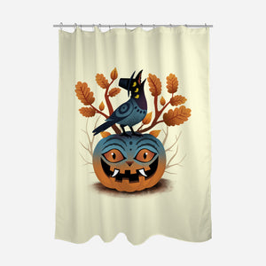 Halloween Derpy-None-Polyester-Shower Curtain-dandingeroz