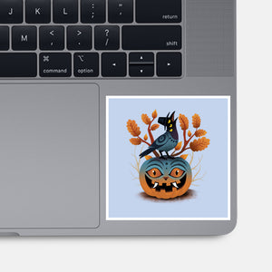 Halloween Derpy-None-Glossy-Sticker-dandingeroz