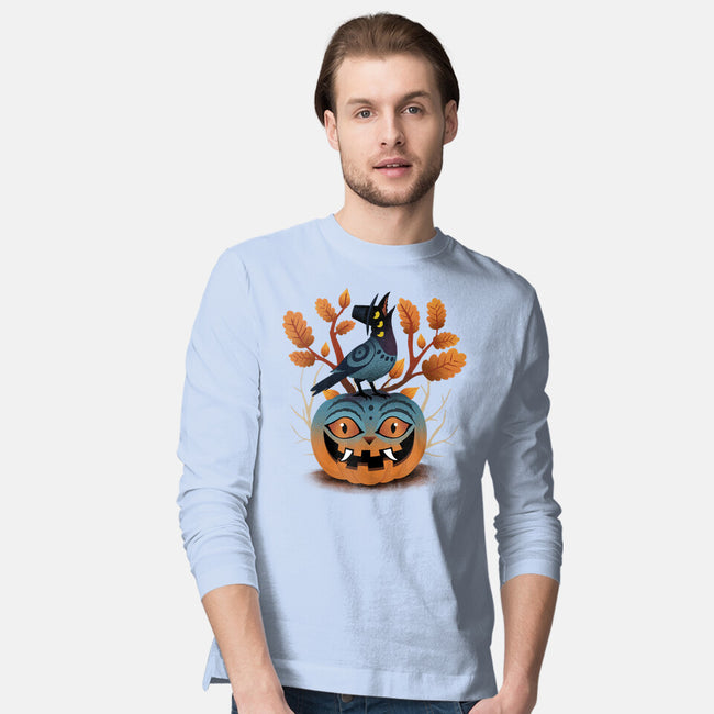 Halloween Derpy-Mens-Long Sleeved-Tee-dandingeroz