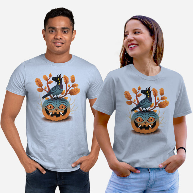 Halloween Derpy-Unisex-Basic-Tee-dandingeroz