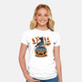 Halloween Derpy-Womens-Fitted-Tee-dandingeroz