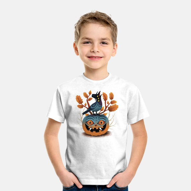 Halloween Derpy-Youth-Basic-Tee-dandingeroz