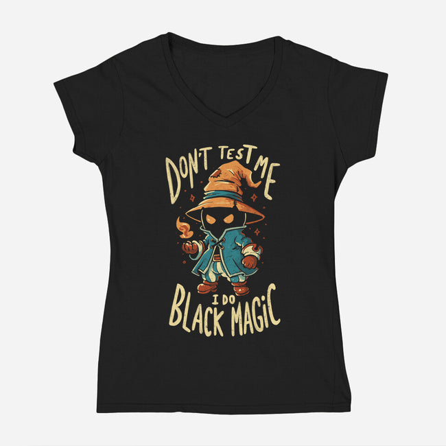 I Do Black Magic-Womens-V-Neck-Tee-Arigatees