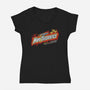 Hot Trekkies-Womens-V-Neck-Tee-NMdesign