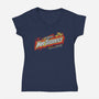 Hot Trekkies-Womens-V-Neck-Tee-NMdesign