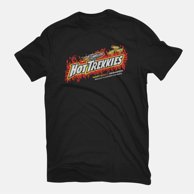 Hot Trekkies-Womens-Fitted-Tee-NMdesign