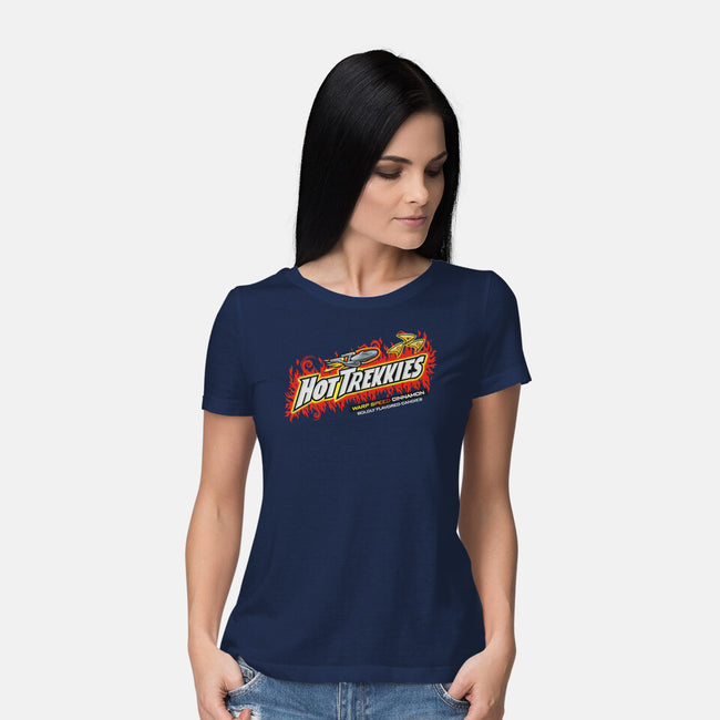 Hot Trekkies-Womens-Basic-Tee-NMdesign