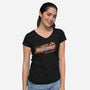 Hot Trekkies-Womens-V-Neck-Tee-NMdesign