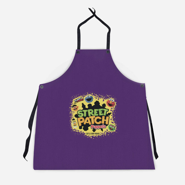 Street Patch Puppets-Unisex-Kitchen-Apron-NMdesign