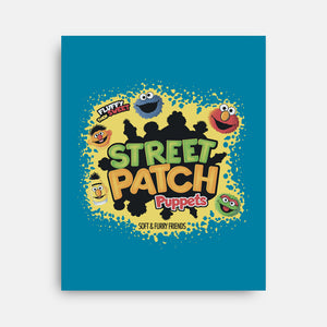 Street Patch Puppets-None-Stretched-Canvas-NMdesign