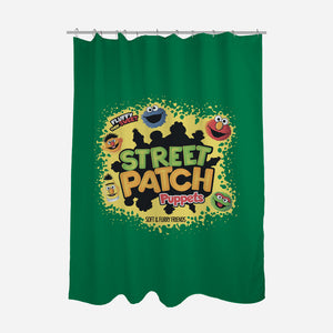 Street Patch Puppets-None-Polyester-Shower Curtain-NMdesign