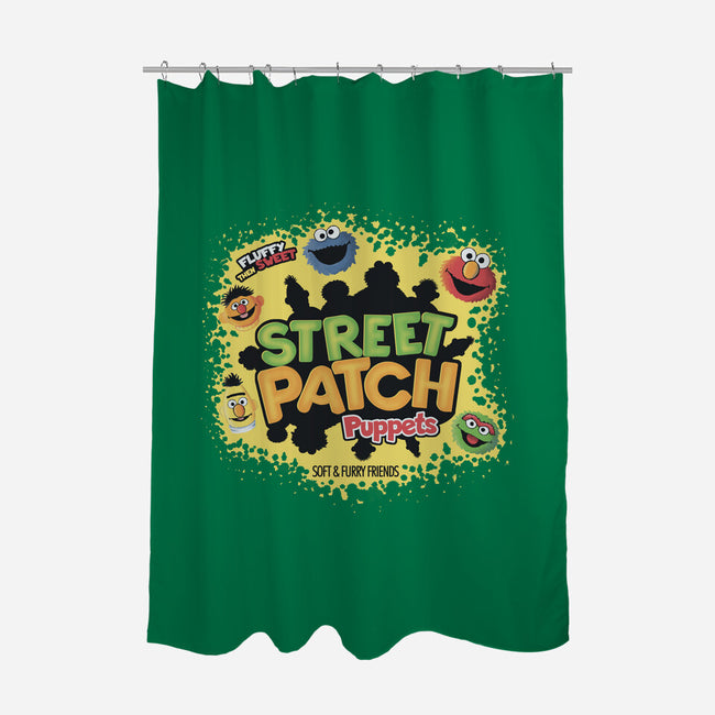 Street Patch Puppets-None-Polyester-Shower Curtain-NMdesign