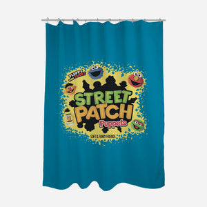 Street Patch Puppets-None-Polyester-Shower Curtain-NMdesign