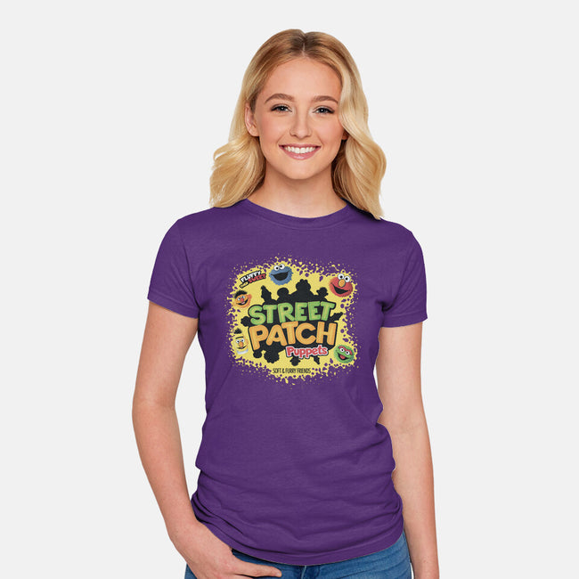 Street Patch Puppets-Womens-Fitted-Tee-NMdesign