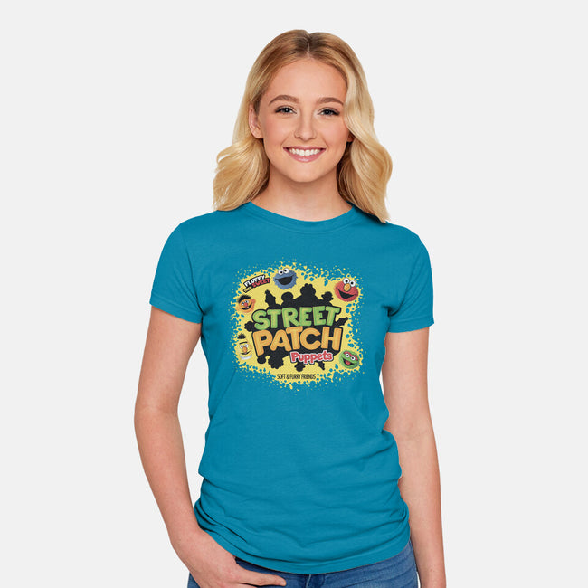 Street Patch Puppets-Womens-Fitted-Tee-NMdesign