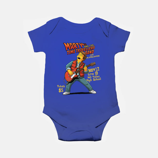 The Time Travelers Band-Baby-Basic-Onesie-P1yu5h
