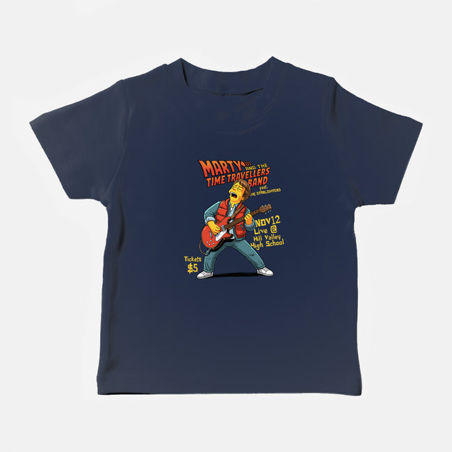 The Time Travelers Band-Baby-Basic-Tee-P1yu5h