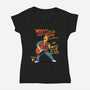 The Time Travelers Band-Womens-V-Neck-Tee-P1yu5h