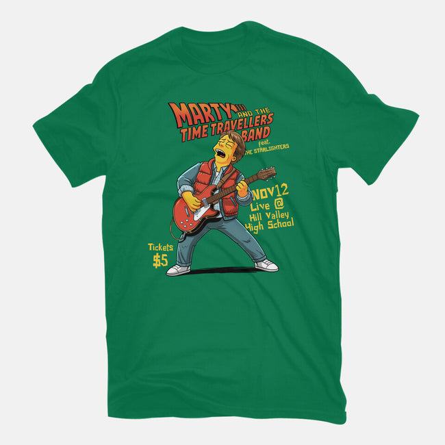 The Time Travelers Band-Womens-Fitted-Tee-P1yu5h