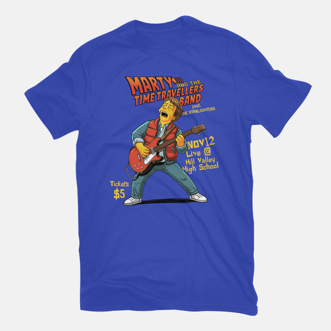 The Time Travelers Band-Unisex-Basic-Tee-P1yu5h