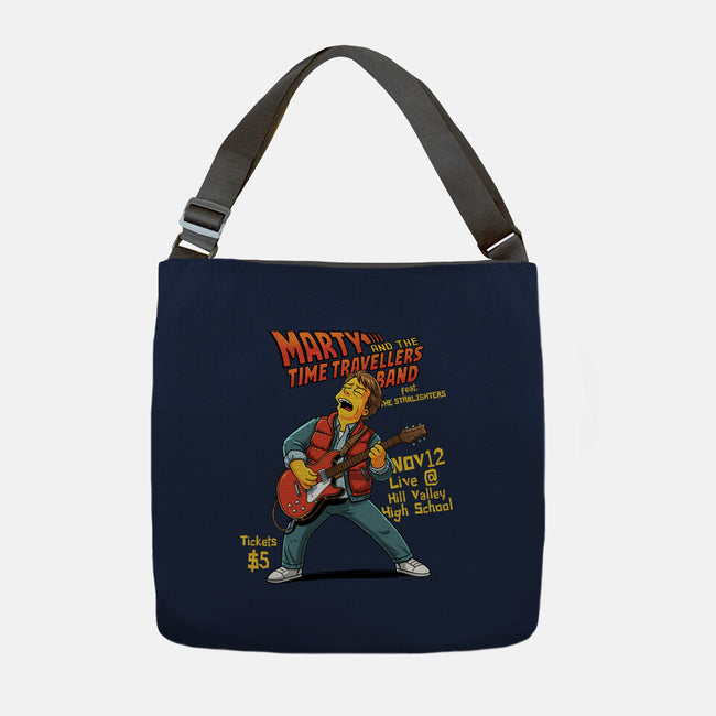 The Time Travelers Band-None-Adjustable Tote-Bag-P1yu5h