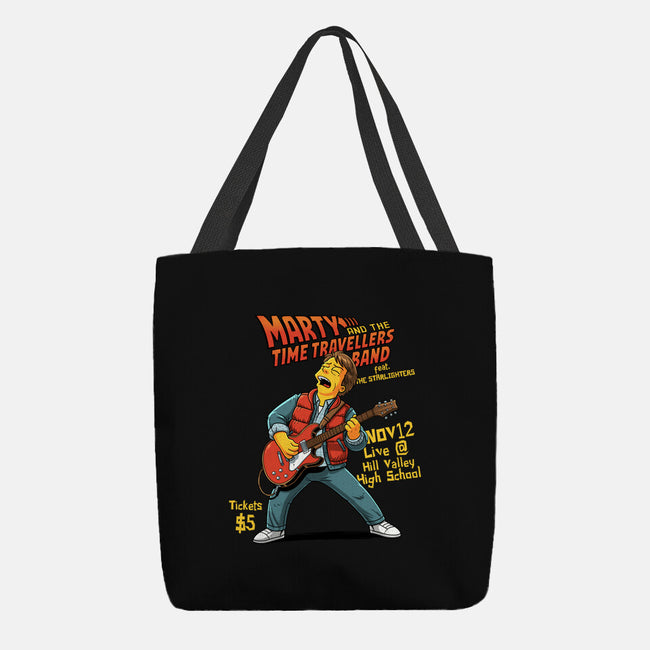 The Time Travelers Band-None-Basic Tote-Bag-P1yu5h