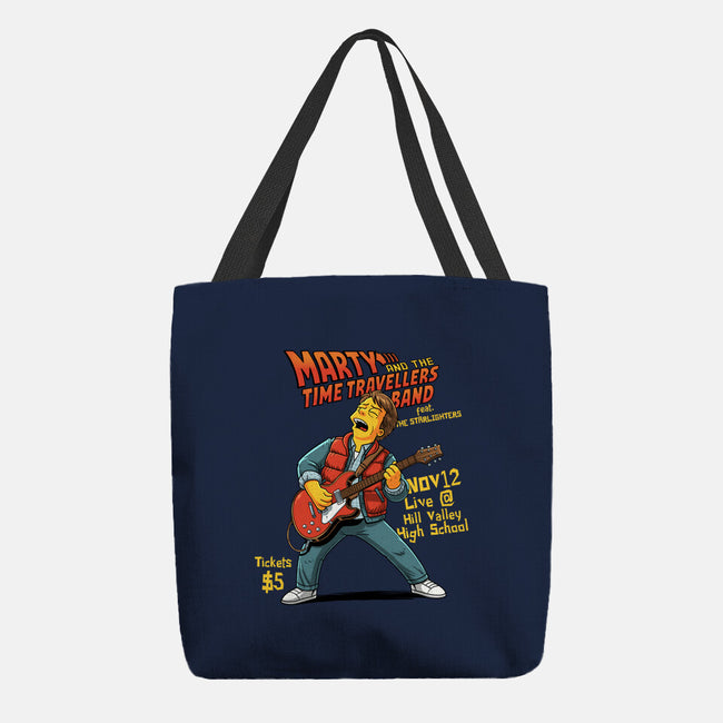 The Time Travelers Band-None-Basic Tote-Bag-P1yu5h