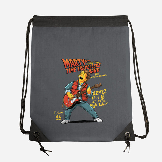 The Time Travelers Band-None-Drawstring-Bag-P1yu5h