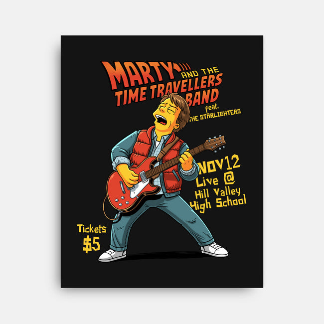 The Time Travelers Band-None-Stretched-Canvas-P1yu5h